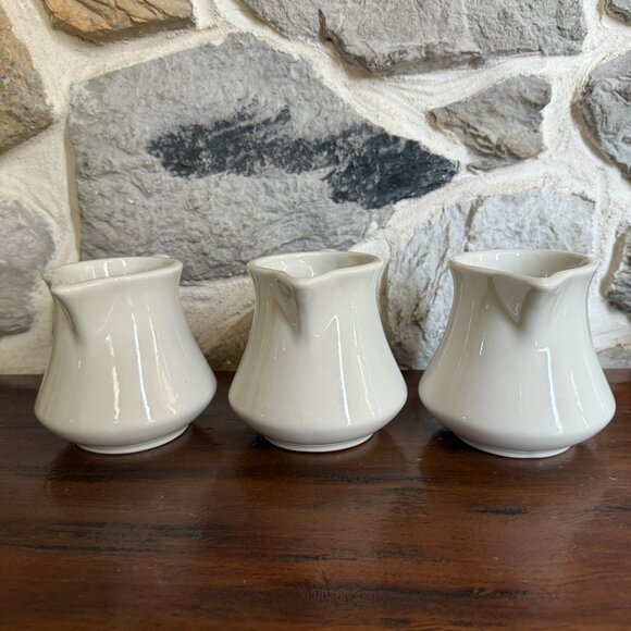 Jackson Custom China Falls Creek, Pa-4.5" pitchers, set of three, made in USA - Picture 6 of 12